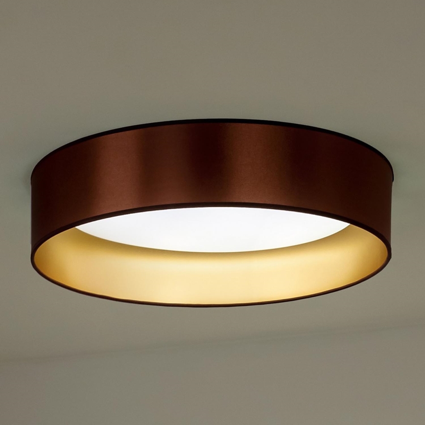 Duolla - LED Plafon ROLLER LED/24W/230V śr. 45 cm miedziany/złoty