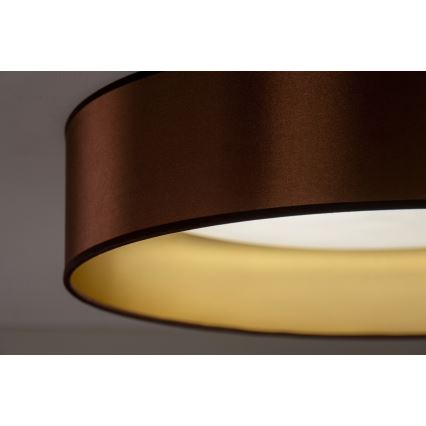 Duolla - LED Plafon ROLLER LED/24W/230V śr. 45 cm miedziany/złoty