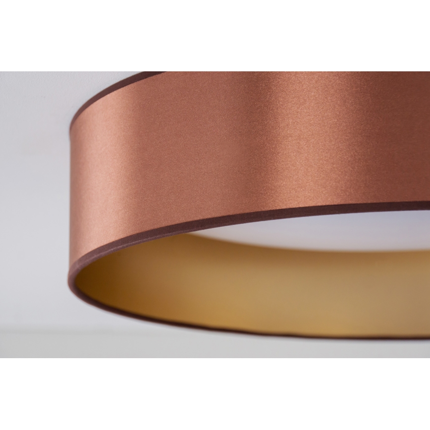 Duolla - LED Plafon ROLLER LED/24W/230V śr. 45 cm miedziany/złoty