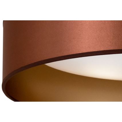 Duolla - LED Plafon ROLLER LED/24W/230V śr. 45 cm miedziany/złoty