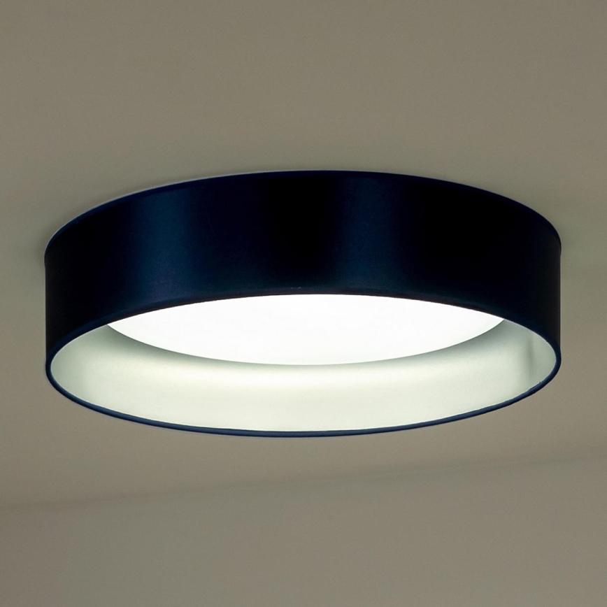 Duolla - LED Plafon ROLLER LED/24W/230V śr. 45 cm niebieski/srebrny