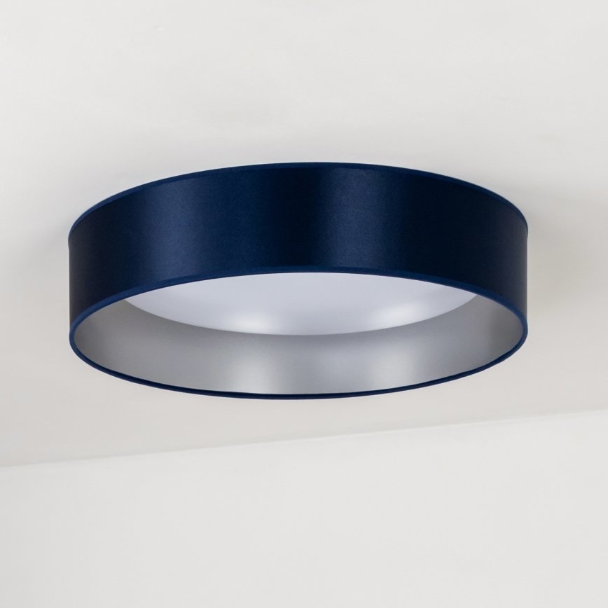 Duolla - LED Plafon ROLLER LED/24W/230V śr. 45 cm niebieski/srebrny