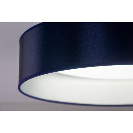 Duolla - LED Plafon ROLLER LED/24W/230V śr. 45 cm niebieski/srebrny