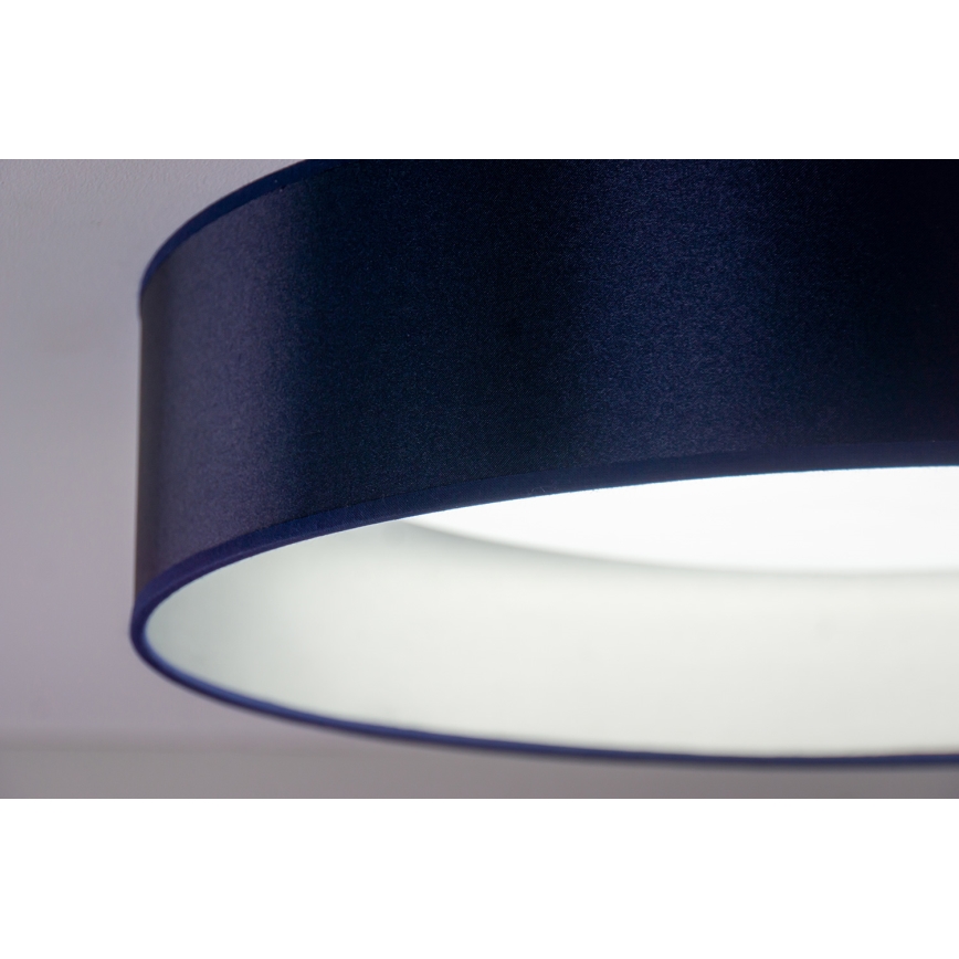 Duolla - LED Plafon ROLLER LED/24W/230V śr. 45 cm niebieski/srebrny