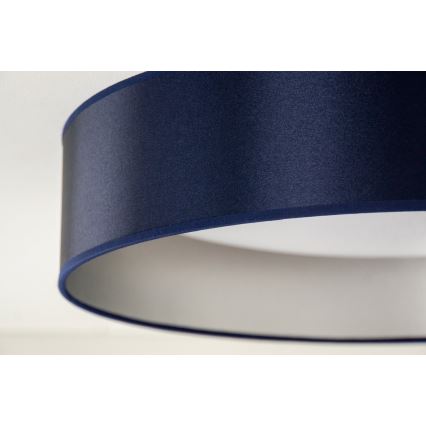 Duolla - LED Plafon ROLLER LED/24W/230V śr. 45 cm niebieski/srebrny