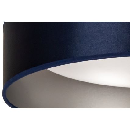 Duolla - LED Plafon ROLLER LED/24W/230V śr. 45 cm niebieski/srebrny