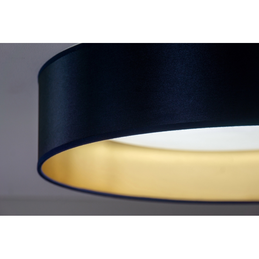 Duolla - LED Plafon ROLLER LED/24W/230V śr. 45 cm niebieski/złoty
