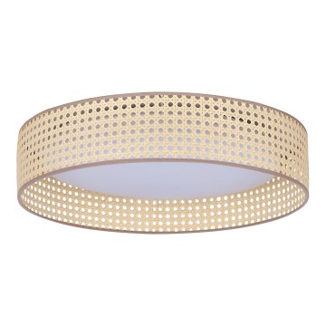 Duolla - LED Plafon ROLLER LED/24W/230V śr. 45 cm rattan