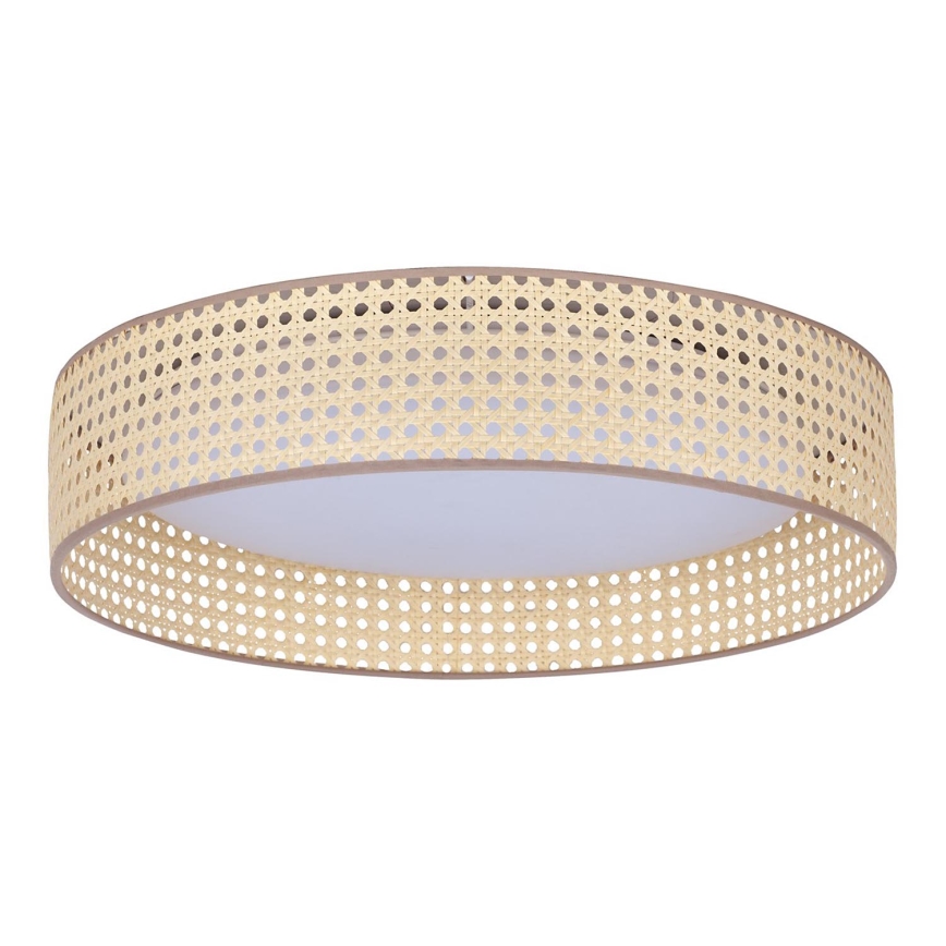 Duolla - LED Plafon ROLLER LED/24W/230V śr. 45 cm rattan