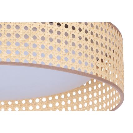 Duolla - LED Plafon ROLLER LED/24W/230V śr. 45 cm rattan
