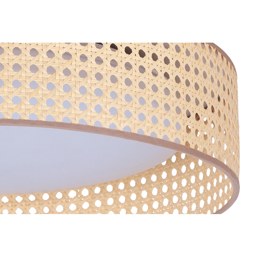 Duolla - LED Plafon ROLLER LED/24W/230V śr. 45 cm rattan