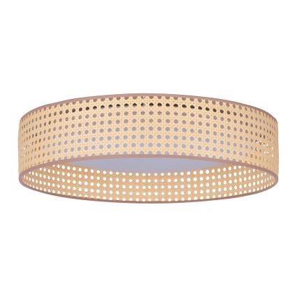 Duolla - LED Plafon ROLLER LED/24W/230V śr. 45 cm rattan