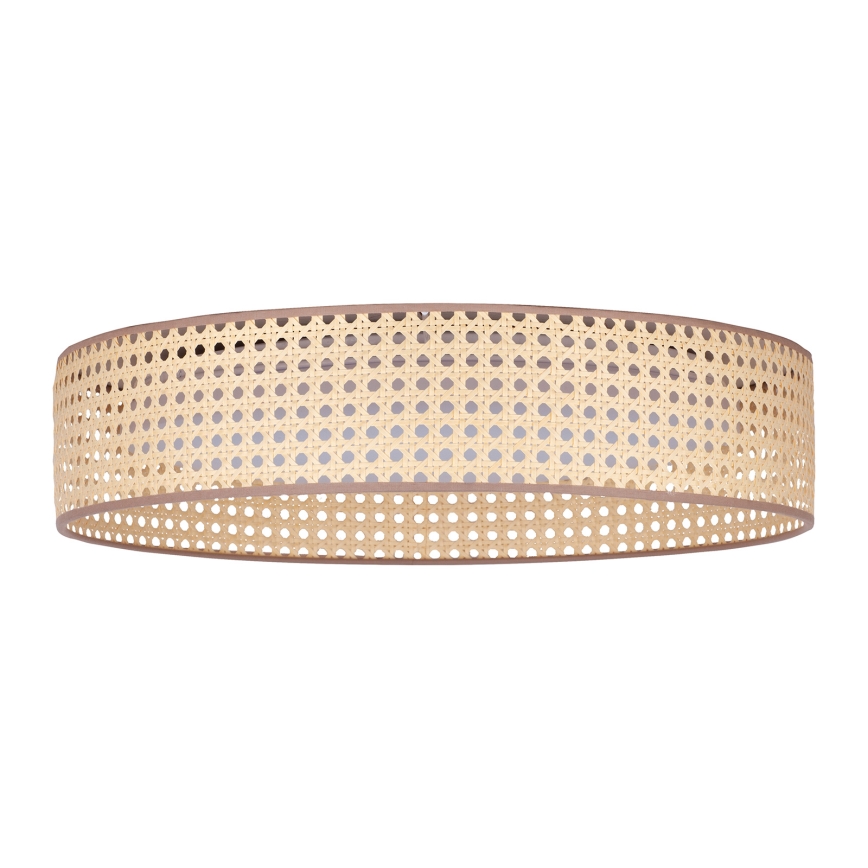 Duolla - LED Plafon ROLLER LED/24W/230V śr. 45 cm rattan