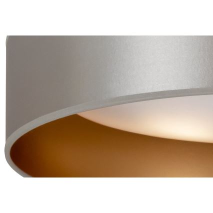 Duolla - LED Plafon ROLLER LED/24W/230V śr. 45 cm srebrny/złoty