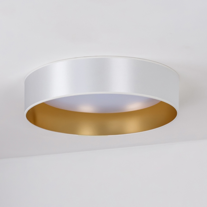 Duolla - LED Plafon ROLLER LED/24W/230V śr. 45 cm srebrny/złoty