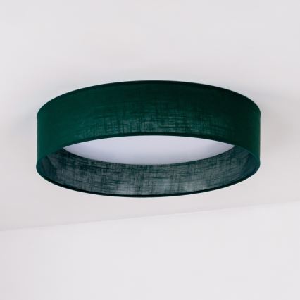 Duolla - LED Plafon ROLLER LED/24W/230V śr. 45 cm zielony