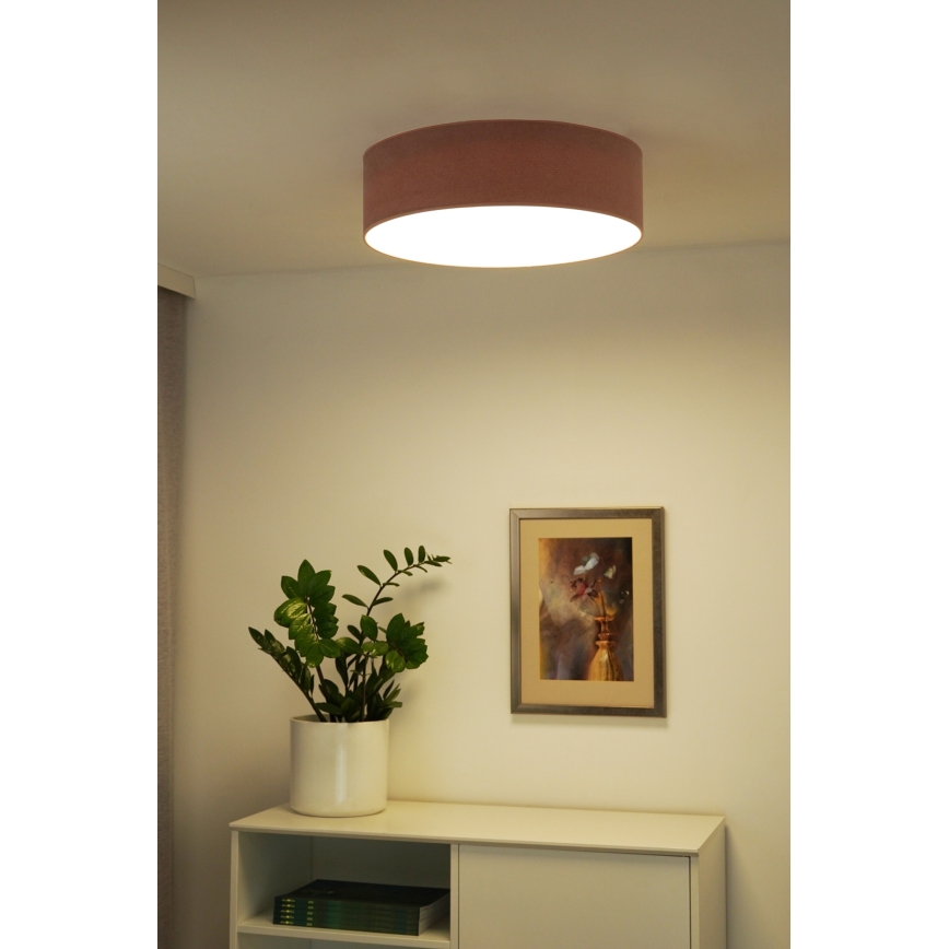 Duolla - LED Lampa sufitowa CORTINA LED/26W/230V śr. 45 cm 4000K różowa