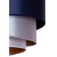 Duolla - Oświetlenie sufitowe TRIO 3xE27/15W/230V śr. 60 cm niebieski/srebrny/miedź