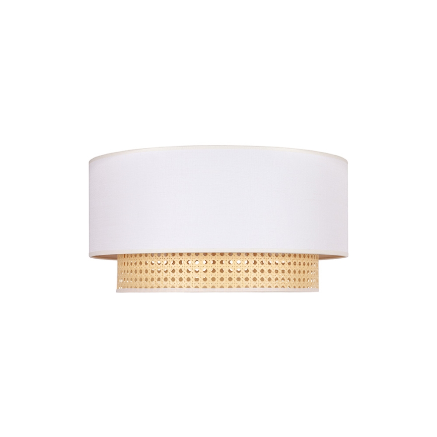 Duolla - Plafon BOHO 1xE27/15W/230V śr. 45 cm kremowy/rattan