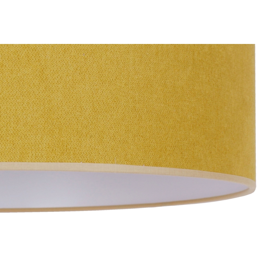 Duolla - Plafon BRISTOL 1xE27/15W/230V śr. 45 cm żółty/biały
