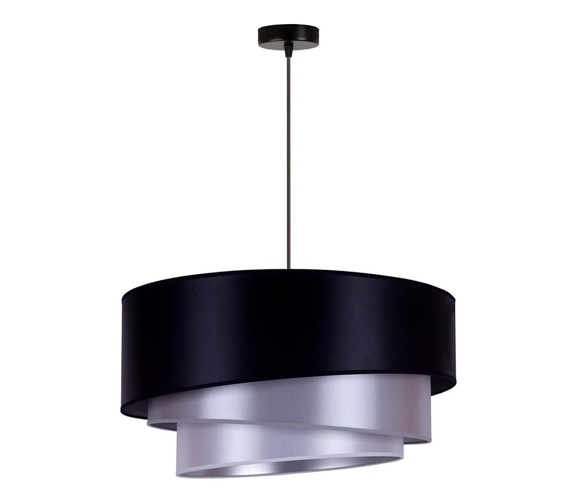 - Plafon TRIO 1xE27/15W/230V śr. 60 cm niebieski/srebrny