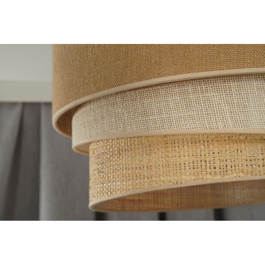 Duolla - Plafon YUTE TRIO 1xE27/15W/230V śr. 45 cm brązowy/szary/beżowy
