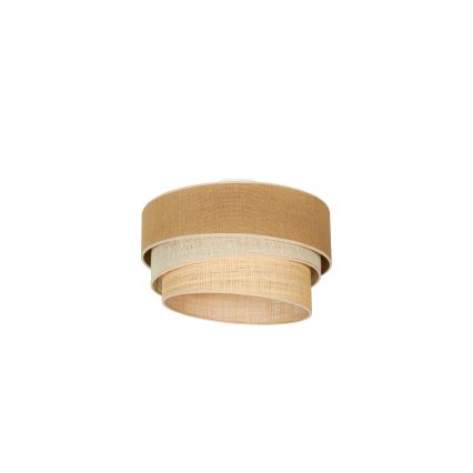Duolla - Plafon YUTE TRIO 1xE27/15W/230V śr. 45 cm brązowy/szary/beżowy