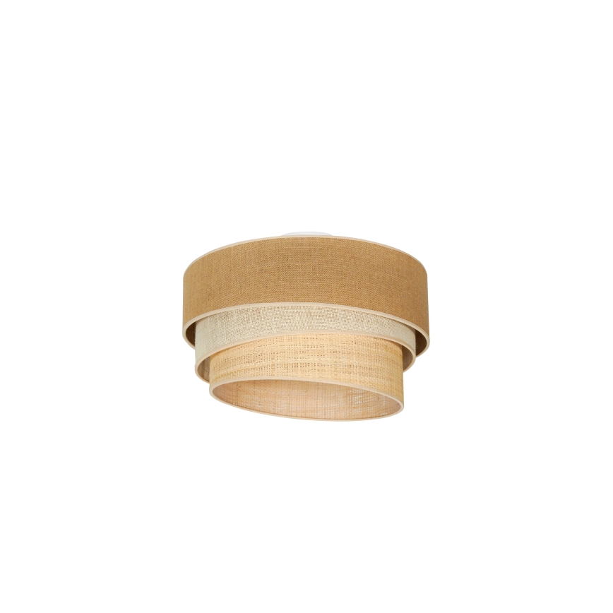 Duolla - Plafon YUTE TRIO 1xE27/15W/230V śr. 45 cm brązowy/szary/beżowy
