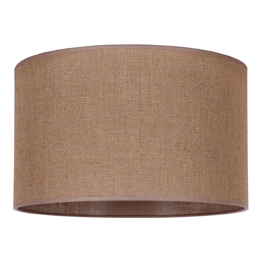 Duolla - Uniwersalny abażur ROLLER E27 śr. 50 cm brązowy