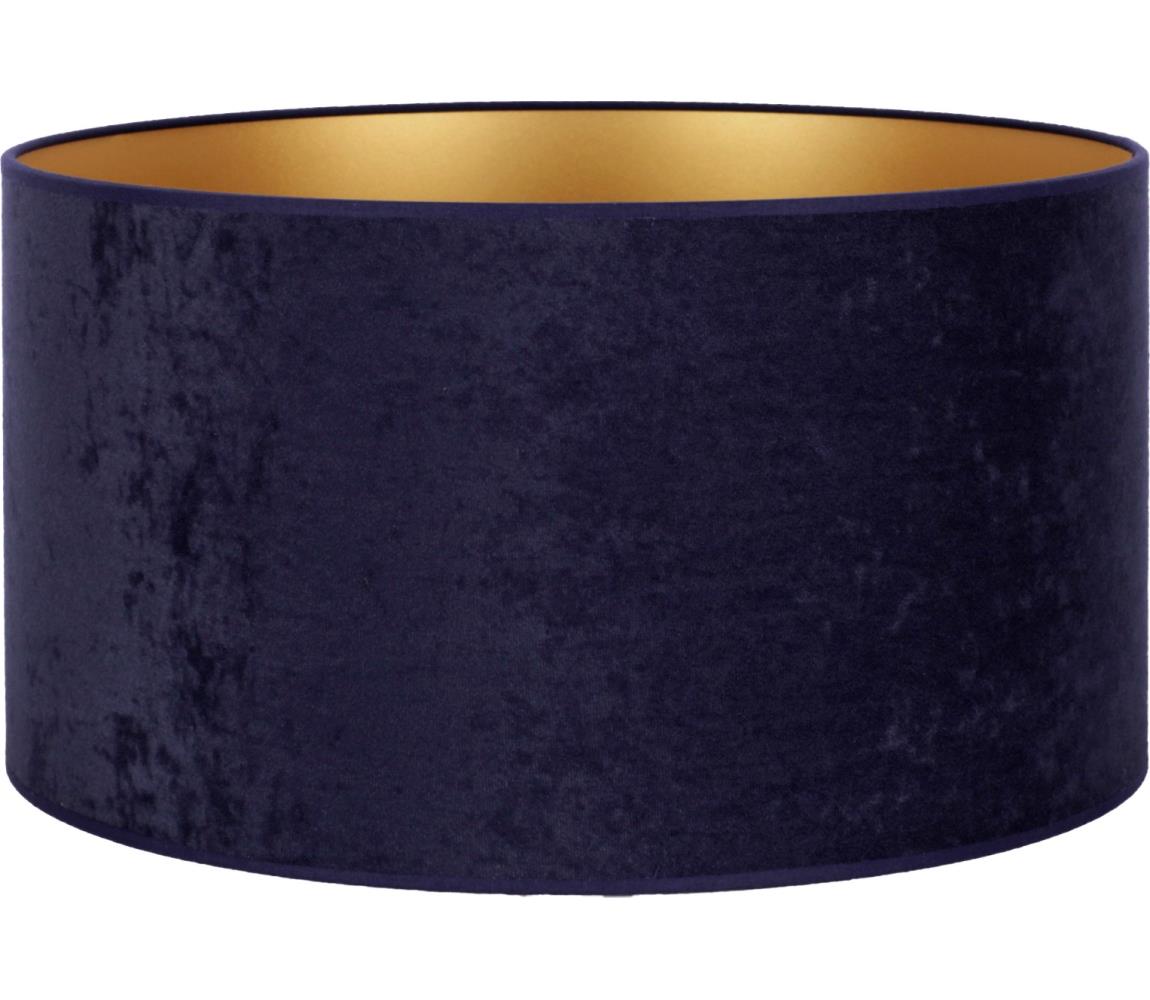 - Uniwersalny klosz VELVET E27 śr. 35 cm niebieski/złoty