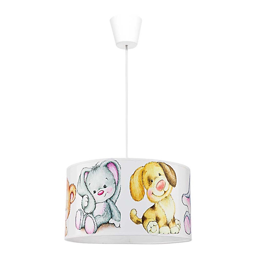 Duolla - Żyrandol dziecięcy na lince SWEET BEARS 1xE27/40W/230V śr. 35 cm
