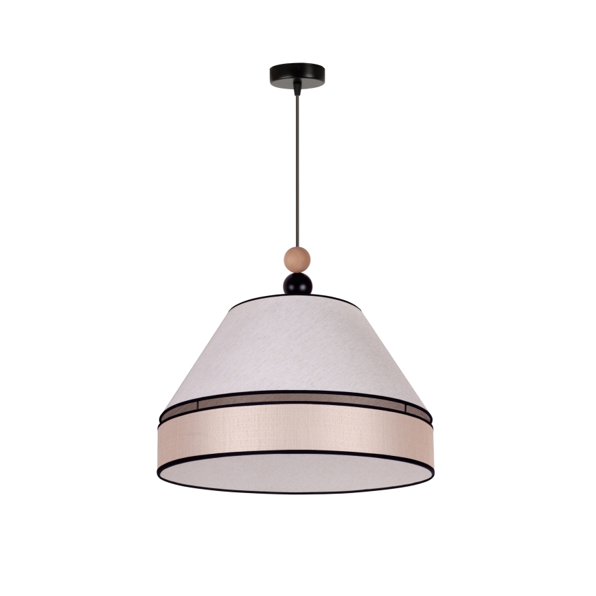 Duolla - Żyrandol na lince AVIGNON 1xE27/15W/230V śr. 50 cm beżowy