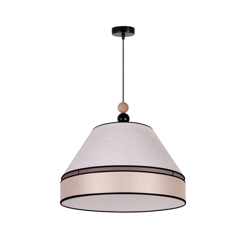 Duolla - Żyrandol na lince AVIGNON 1xE27/15W/230V śr. 60 cm beżowy