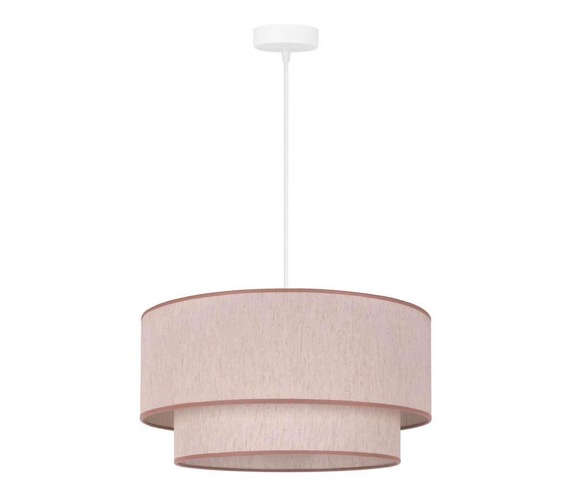 - Żyrandol na lince BOHO 1xE27/40W/230V śr. 45 cm beżowy