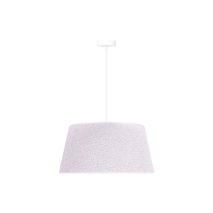 Duolla - Żyrandol na lince BOUCLE 1xE27/15W/230V śr. 50 cm biały