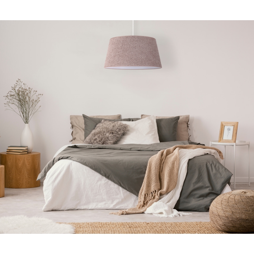 Duolla - Żyrandol na lince BOUCLE 1xE27/15W/230V śr. 50 cm brązowy