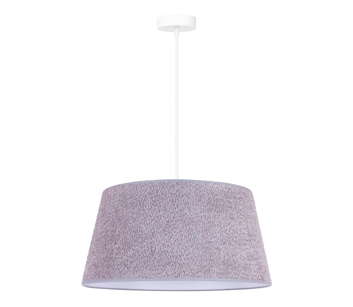 - Żyrandol na lince BOUCLE 1xE27/15W/230V śr. 50 cm szary