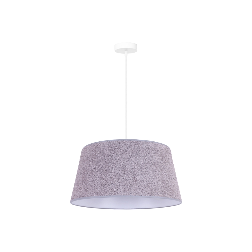 Duolla - Żyrandol na lince BOUCLE 1xE27/15W/230V śr. 50 cm szary