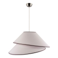 Duolla - Żyrandol na lince COCO 1xE27/40W/230V śr. 50 cm biały