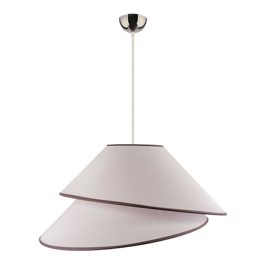Duolla - Żyrandol na lince COCO 1xE27/40W/230V śr. 50 cm biały