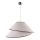 Duolla - Żyrandol na lince COCO 1xE27/40W/230V śr. 50 cm biały