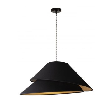 Duolla - Żyrandol na lince COCO 1xE27/40W/230V śr. 50 cm czarny