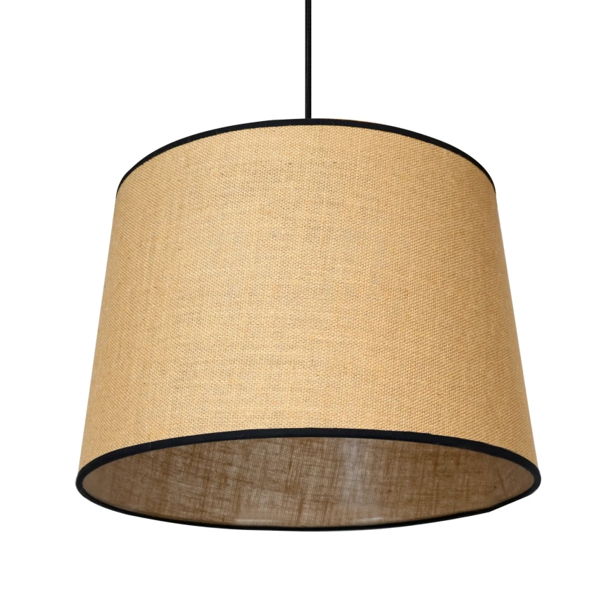 Duolla - Żyrandol na lince CONE 1xE27/15W/230V śr. 40 cm brązowy/czarny