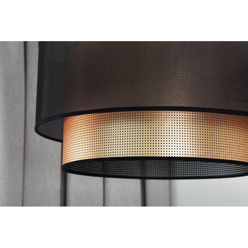 Duolla - Żyrandol na lince COPPER SHINY 1xE27/15W/230V śr. 45 cm brązowy/miedziany