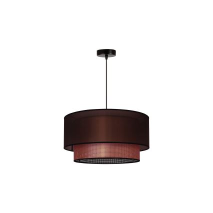 Duolla - Żyrandol na lince COPPER SHINY 1xE27/15W/230V śr. 45 cm brązowy/miedziany