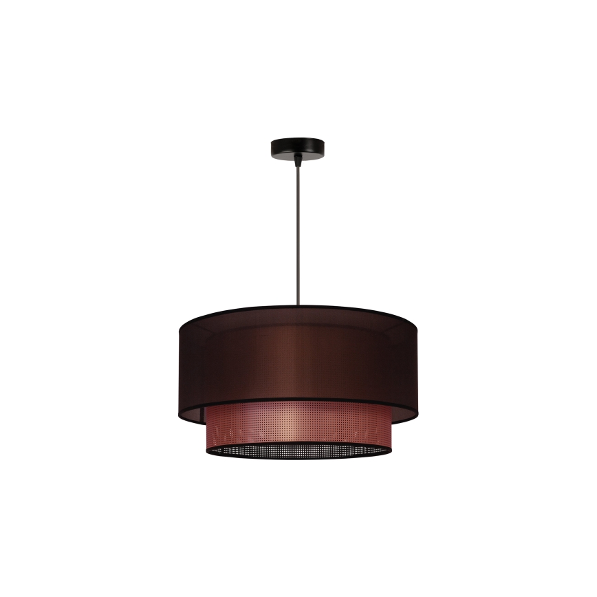 Duolla - Żyrandol na lince COPPER SHINY 1xE27/15W/230V śr. 45 cm brązowy/miedziany