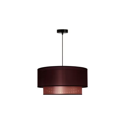Duolla - Żyrandol na lince COPPER SHINY 1xE27/15W/230V śr. 45 cm brązowy/miedziany