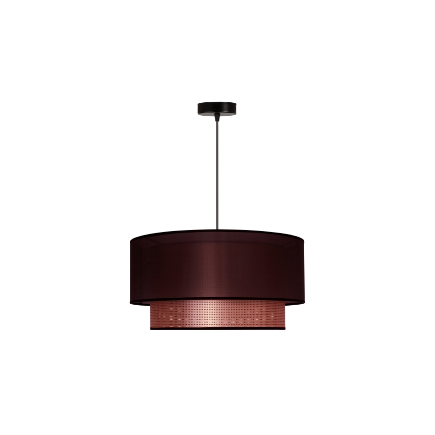 Duolla - Żyrandol na lince COPPER SHINY 1xE27/15W/230V śr. 45 cm brązowy/miedziany
