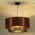 Duolla - Żyrandol na lince COPPER SHINY 1xE27/15W/230V śr. 45 cm miedziany