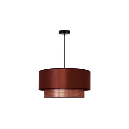 Duolla - Żyrandol na lince COPPER SHINY 1xE27/15W/230V śr. 45 cm miedziany